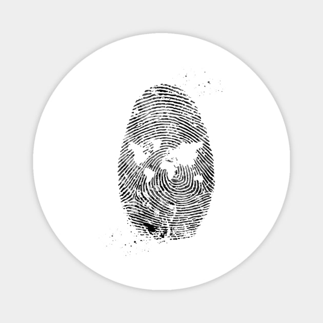 Fingerprint Magnet by erzebeth